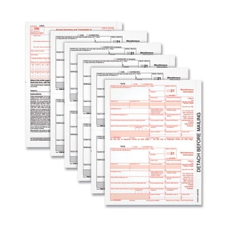 Topsbusfms TOPS, 5-PART 1099-NEC TAX FORMS, 8.5 X 11, 50PK 22993MISC